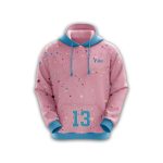 Baby Pink & Blue Pro Sportista Custom Hoodie