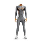 Custom Grey, Orange & Blue “cadiz sports” Full Body Sublimated Thermal Suit