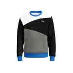 Custom Black, White & Blue Sublimated Sweatshirt
