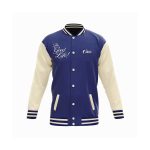 Custom Blue & Cream “The Good Life” Varsity Jacket