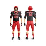 American Football Uniform Black & Red