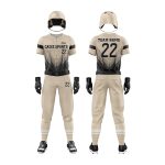 Cream & Black Baseball Uniform Custom Vintage Edition