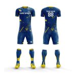 Navy & Yellow Star Graphic Soccer Kit cadiz sports