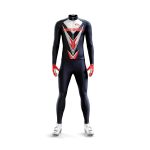 Custom Black, Red & White “cadiz sports” Full Body Sublimated Thermal Suit