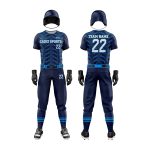 Wholesale Custom Navy Blue Baseball Uniforms cadiz sports Custom Team Edition
