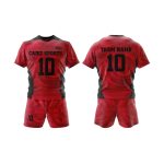 Red Classic Rugby Jersey & Matching Shorts