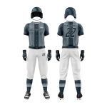 White & Teal Baseball Uniform Custom Premium Set