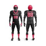 American Football Uniform Black & Pink